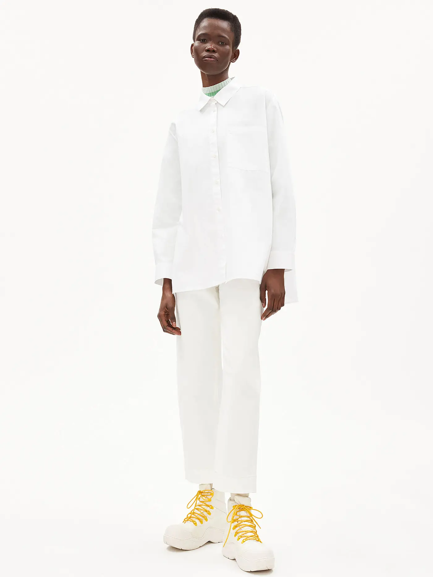 ARMEDANGELS | Bluse Relaxed Fit EALGAA | weiss